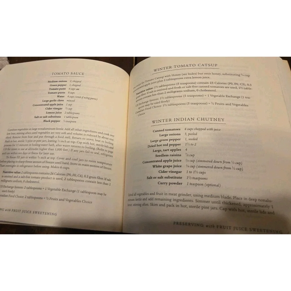 Canning & Preserving Without Sugar Paperback Normas M. MacRAE, R.D. cr 1982 4th